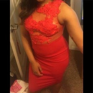 Red dress -ONLY WORN ONCE
